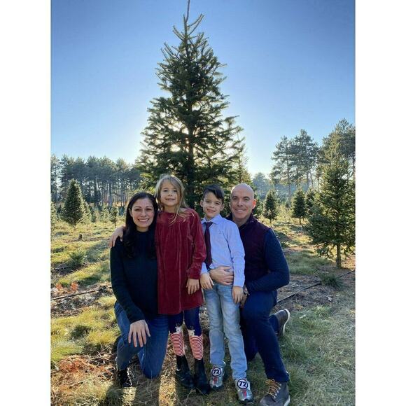 Cat & Jack Maroon Navy Check Adjustable Tie S/M - Picture 3 of 10